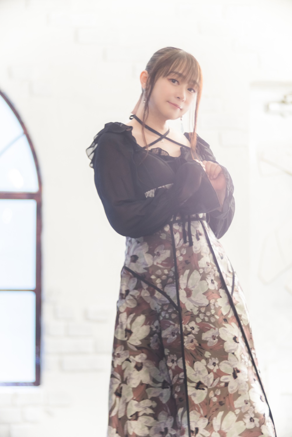 声優　☆今井麻美/直筆サイン、メッセージ入り/雑誌「電撃マオウ」当選品ポラロイド 国内盤CD☆今井麻美/□ PS Vitaソフト 「 超女神信仰 ノワール