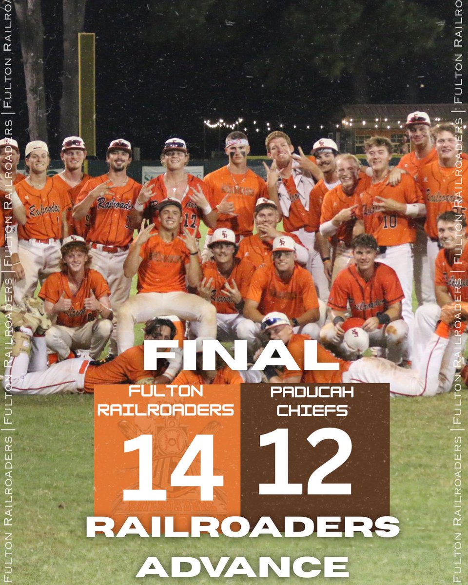 THATS A W.

After a back and forth 12 inning game, your Railroaders advance to the OVL Championship!

Let’s keep it rolling!