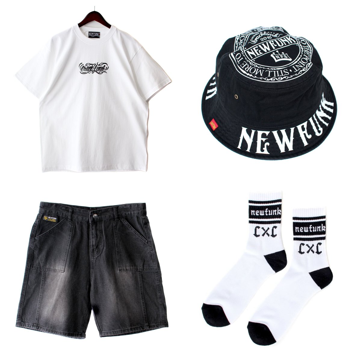 CRACKLIMB's tweet image. [Style sample]
・M.G CIRCLE BUCKET HAT
・MIRROR TEE
・Black Denim Like Pants
・CxC Socks

brand: cracklimb.com
model: @yona_lns