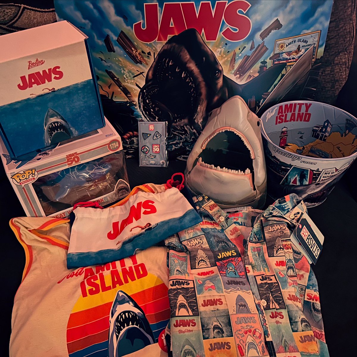 chaddukes's tweet image. My #jaws50th collection is getting ridiculous.