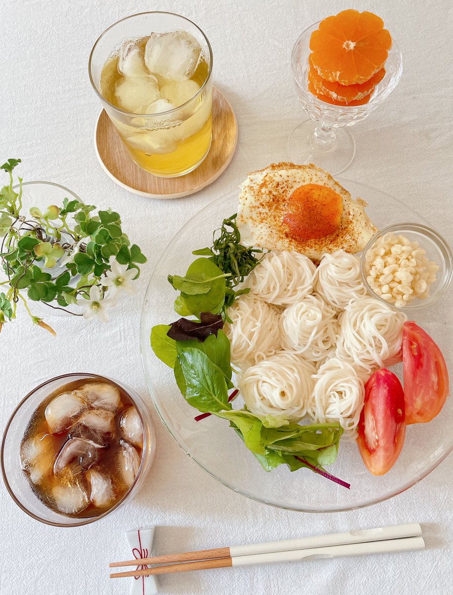 お昼は🎐冷んやりソーメン