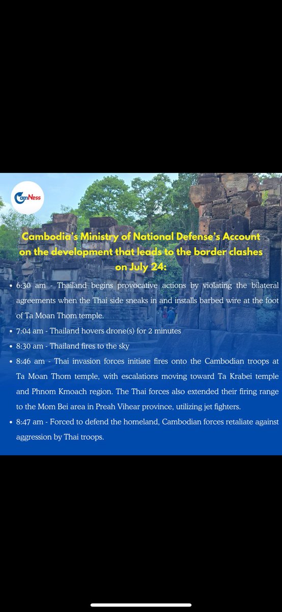 tangnana77's tweet photo. #ថៃជាអ្នកផ្តើមសង្គ្រាម
#ThailandStartedTheWar
#ไทยเป็นผู้เริ่มสงคราม
#JusticeForCambodia
#cambodianeedpeace https://t.co/z4hT97i8kH