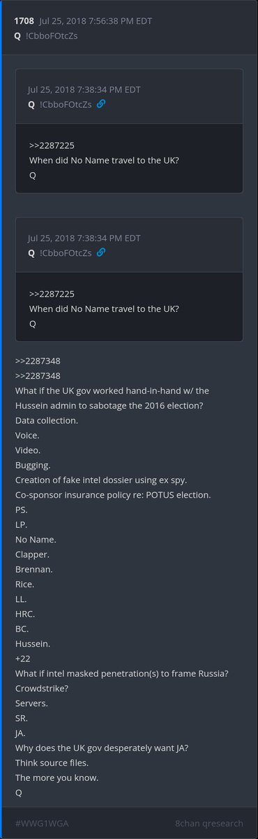 HKracken's tweet image. What if the UK gov worked hand-in-hand w/ the Hussein admin to sabotage the 2016 election?
Data collection.
Today's Q Delta