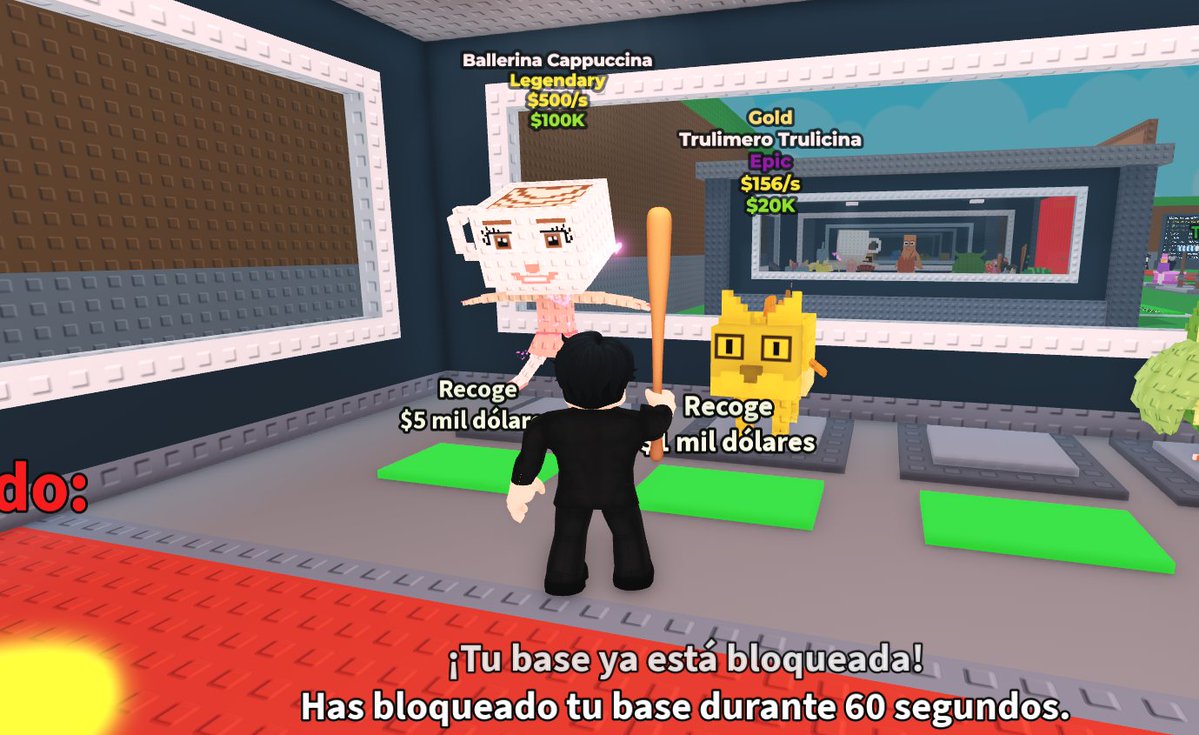 TiroLocoVEVO's tweet image. AHUEVOO!! le robe a un niño castroso con avatar de pitufo una ballerina cappuccina uwu