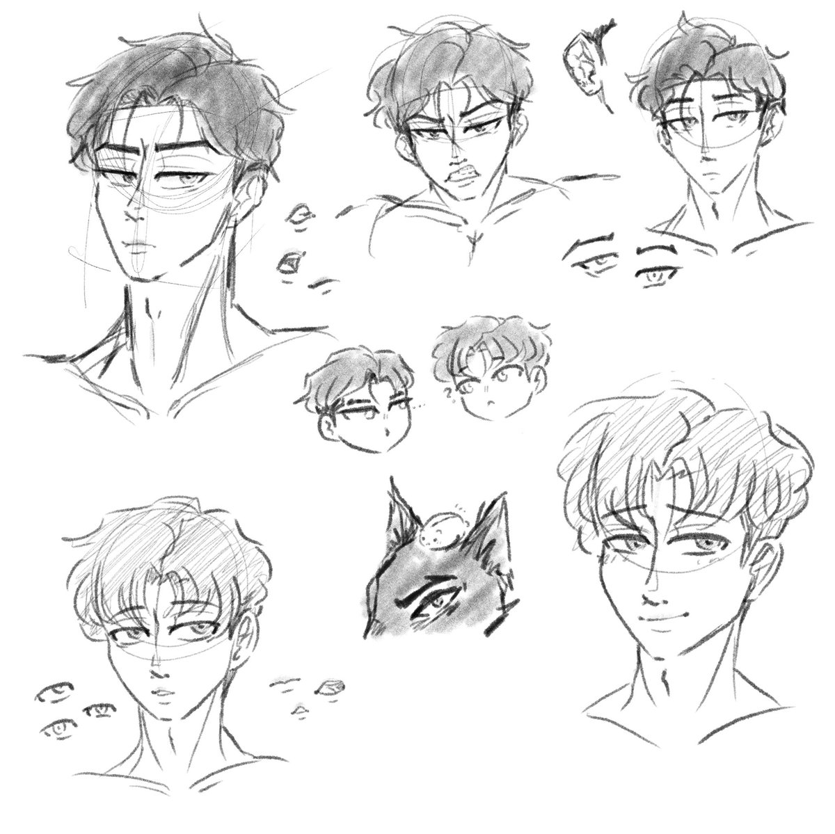 BuzzingBeeKnees's tweet image. I’ve been fighting art block….

So I changed my brush and doodled in different styles and shit

Eventually I’ll get back in the flow of things, so have my sketches✨

#징크스 #jinxmanhwa