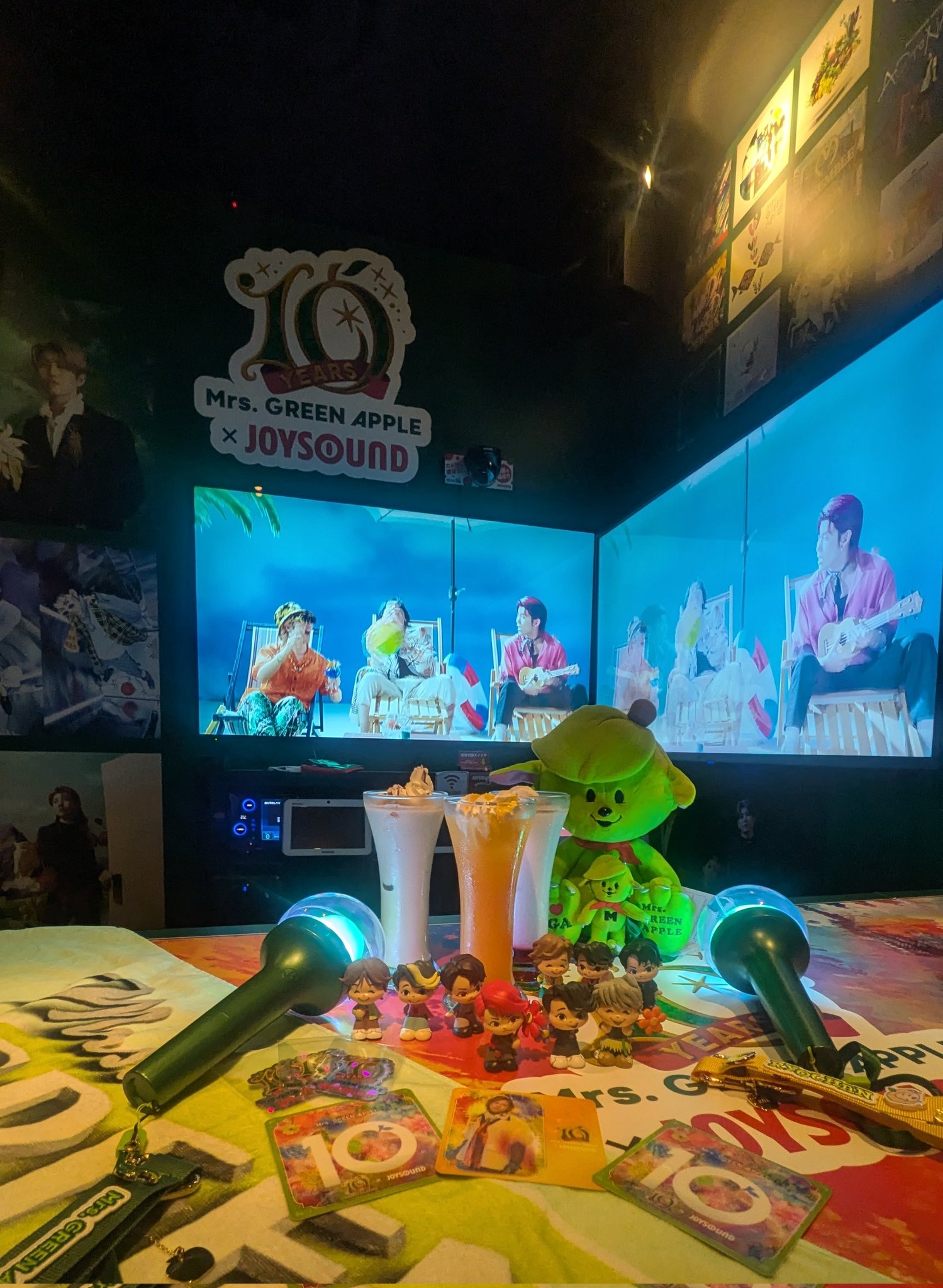 JOYSOUND コラボ コースター MrsGreenApple コンプセット Mrs. GREEN APPLE×JOYSOUNDコラボコースター 2個セット - メルカリ