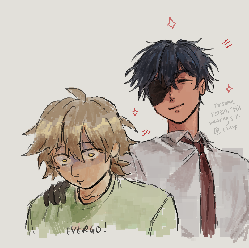 slowlyonion's tweet image. process (oc: mamoru, angel (other)&apos;s oc: fortune)
group: evergo
