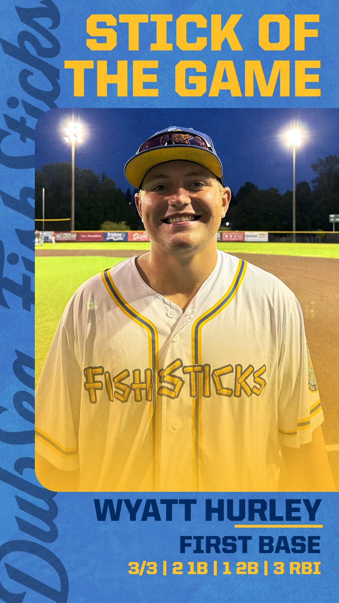 DubSea Fish Sticks (@gofishsticks) on Twitter photo He continues his tearβ¦ Wyatt (<a href="/WyattHurley2022/">Wyatt Hurley</a>) stays hot and is named tonightβs Stick of the Game!! He continues his tearβ¦ Wyatt (<a href="/WyattHurley2022/">Wyatt Hurley</a>) stays hot and is named tonightβs Stick of the Game!!