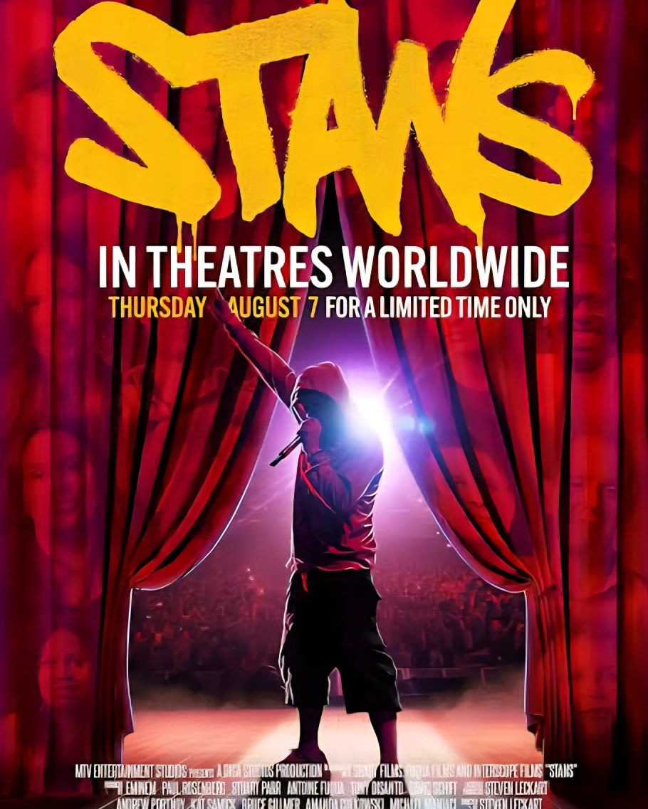 Todo_Noticia1's tweet photo. Eminem regresa a los cines con un documental que explora un fenómeno intenso que marcó el rap.
La obsesión de sus fans, los 'Stans'
Las funciones serán limitadas y tendrán lugar del 7 al 10 de Agosto. https://t.co/XJO6rzRP6R