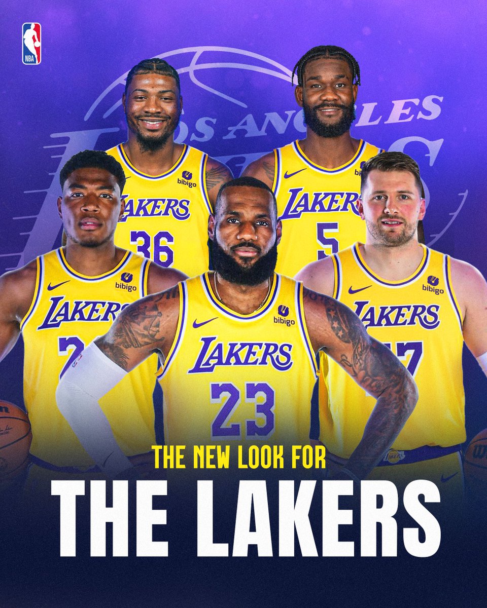 Ladies and gentlemen, the new-look <a href="/Lakers/">Los Angeles Lakers</a>. ✨

Can this new lineup turn the tide this coming season? 🤔

#NBAPhilippines #NBASpotlight