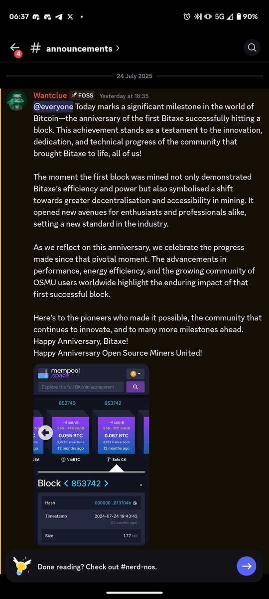 incognitojohn23's tweet image. Happy Anniversary to y&apos;all home miners.

Let&apos;s keep building, hacking and decentralize the network.

We&apos;re unstoppable🛠️

More updates coming later today!