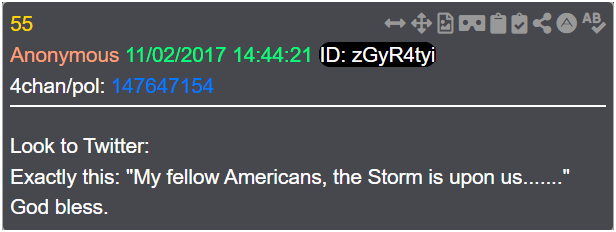 7thDean's tweet image. Did President Trump just drop the double comm that we've been waiting for?🤔
President Trump's Truth is a :44 second video of John Harbaugh answering a reporter's questions with a timestamp of 11:32 PM EST, 23:32 Military time
Well the video length of :44 seconds is a no…
