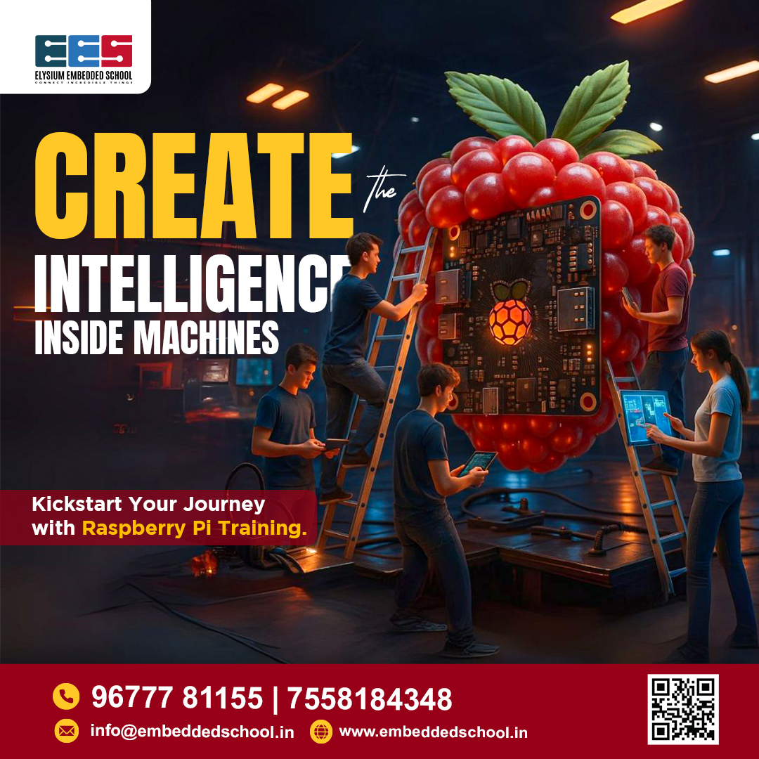 EmbeddedSchool's tweet image. Create 🤖 Smarter Machines with Raspberry Pi Training 🍓 Elysium Embedded School 🎓
🌐 Website: embeddedschool.in
#elysiumembeddedschoolmadurai #raspberrypicourseinmadurai #raspberrypitraining #learnraspberrypi #raspberrypiprojectscourse #raspberrypicertificationcourse