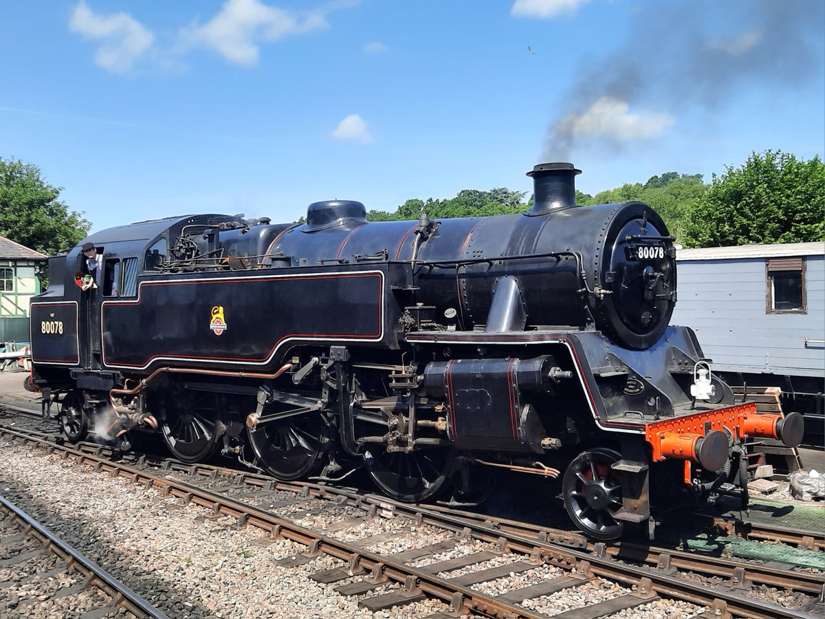 BJendenrailway's tweet photo. BR Standard 4MT No. 80078 at Tunbridge Wells West on 13th June 2025
#spavalleyrailway #midnorfolkrailway #BR80078 #brstandardclass4 #britishrailways #steamgala #steamfix #steamlocomotive #steamlocomotivephotography #railwayphotography #railwayenthusiast #railway200 https://t.co/HN0vjN8vYY