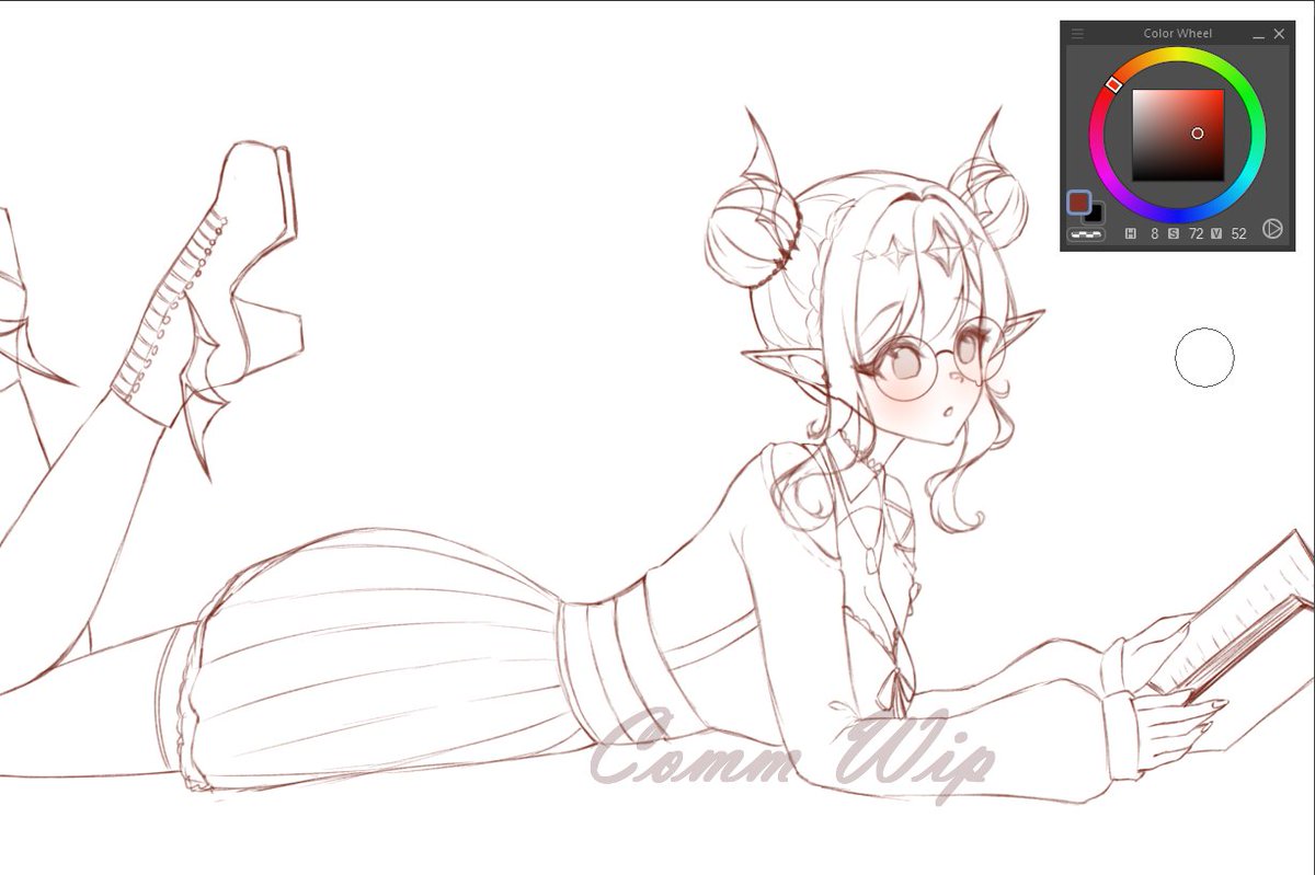 ananna_art's tweet image. 💕Wips💕
Sketching on ipad is so comforting during class breaks
