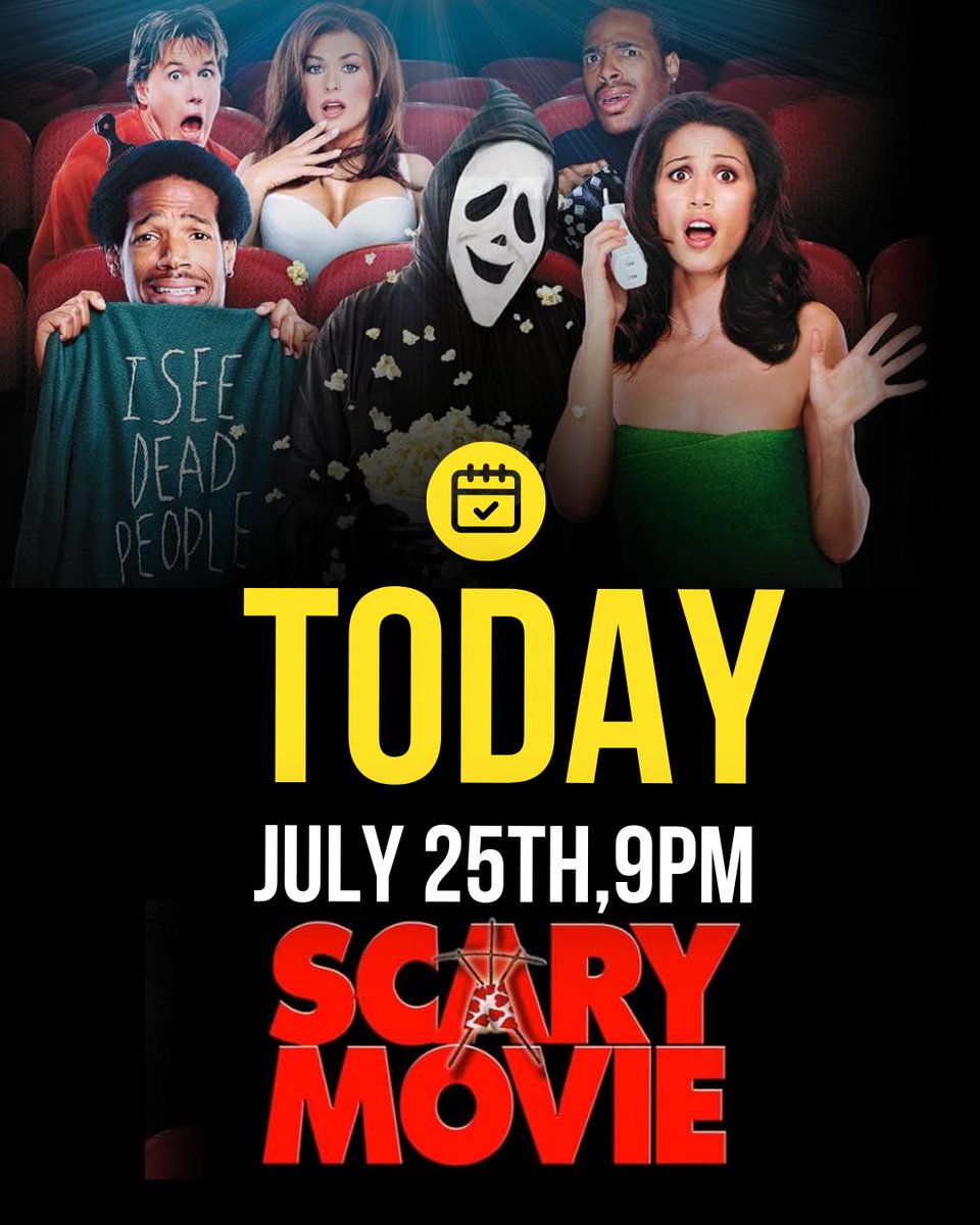 nyxtvuk's tweet image. Don't forget! The hilarious premiere of Scary Movie airs TONIGHT at 9 PM on NYX TV! 📺 If you love your horror with a massive dose of comedy, this is the film for you. Set your reminders now and join us for a riotous ride through horror's funniest moments!
#ScaryMovie #NYXTV…