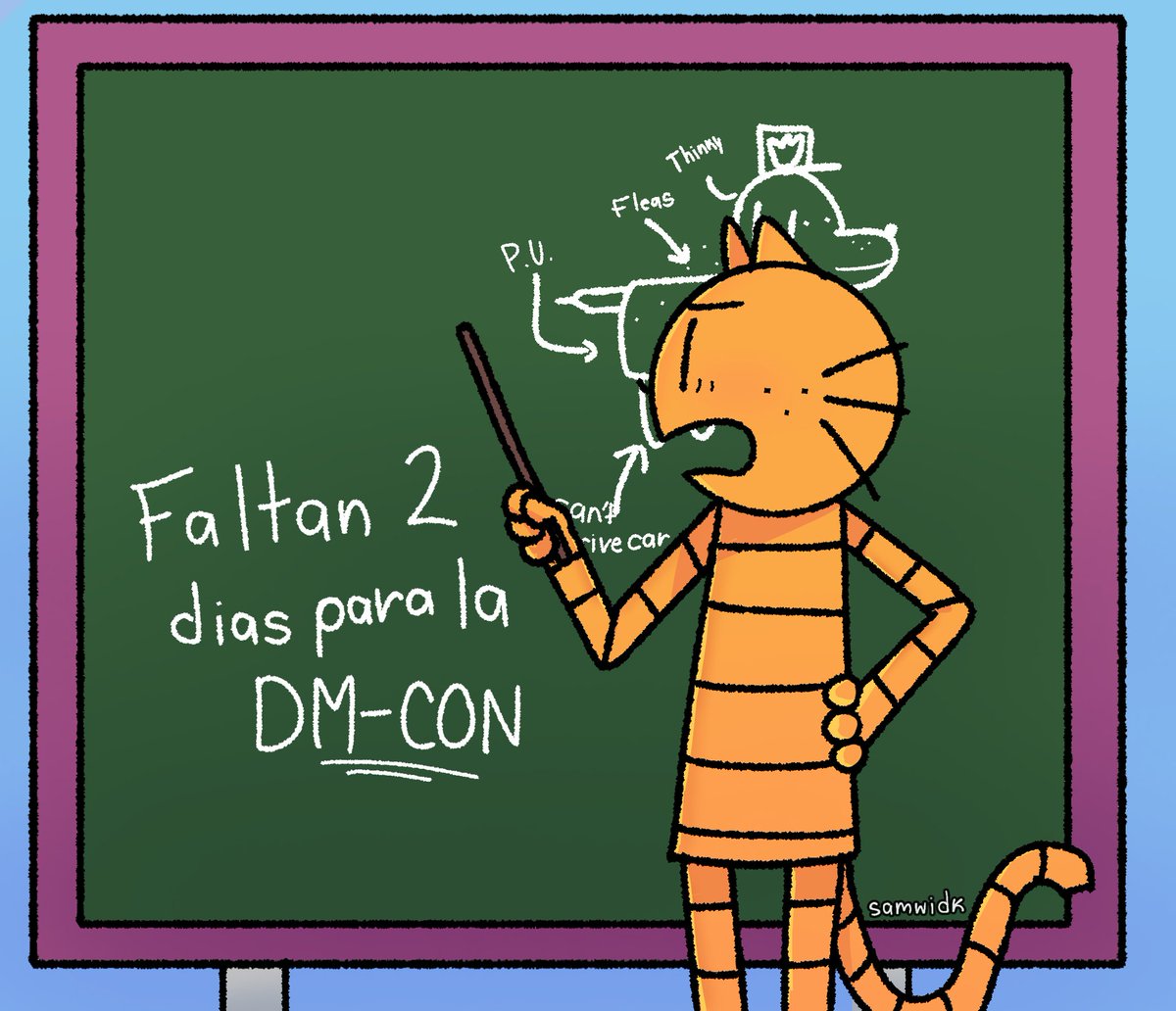 DM_Con_Mx's tweet image. Repitan después del maestro/jefe Petey: siguen faltando 2 días para la #DMCon

Porque @sxmwidk lo está con este precioso arte ♡