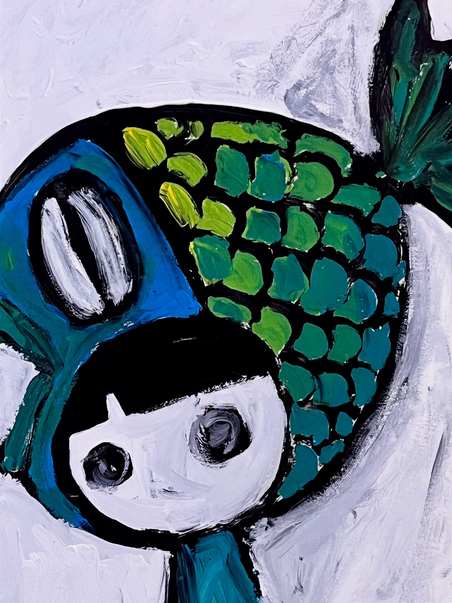 ノブサチ　ボールで遊びましょ　絵画 ninko ouzou🥢✨🟥 RED CUBE GALLERY個展ありがとうございました
