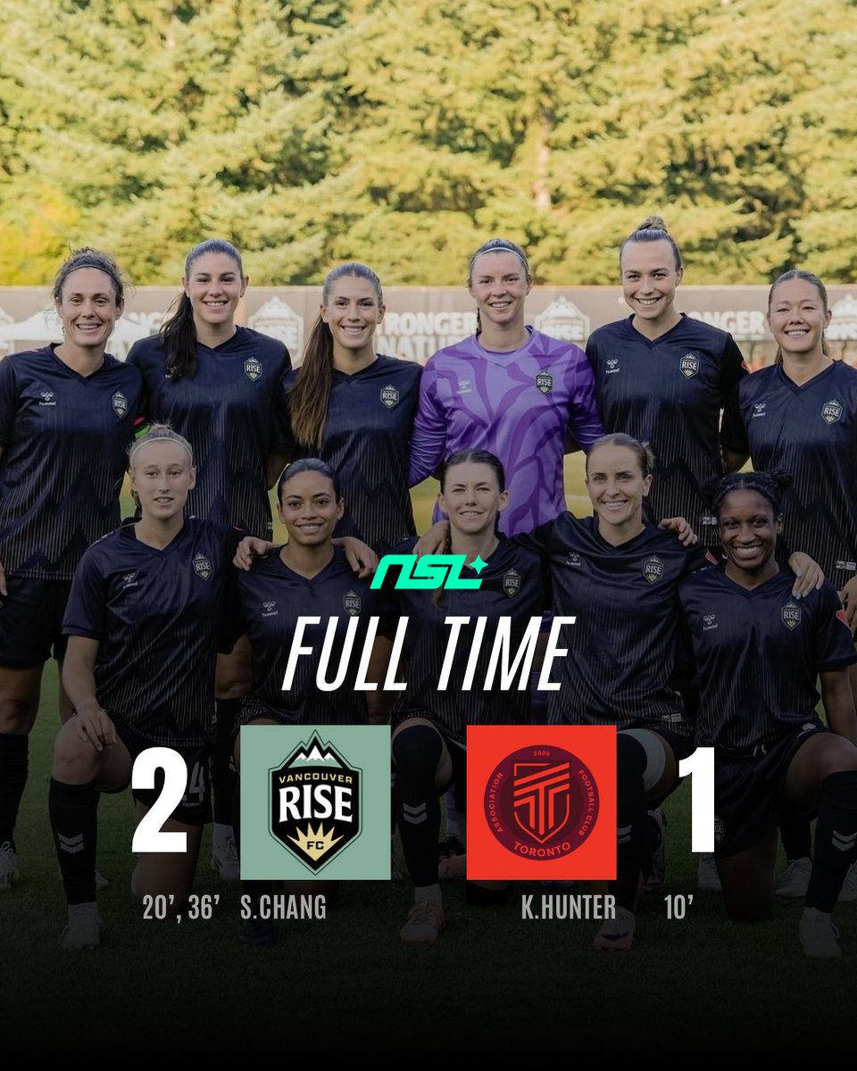 Van_Insider's tweet image. ⛰️ Bark Night W 🐶

Samantha Chang’s first 2 goals of the season help the Vancouver Rise complete a 2-1 comeback victory over first place side AFC Toronto!