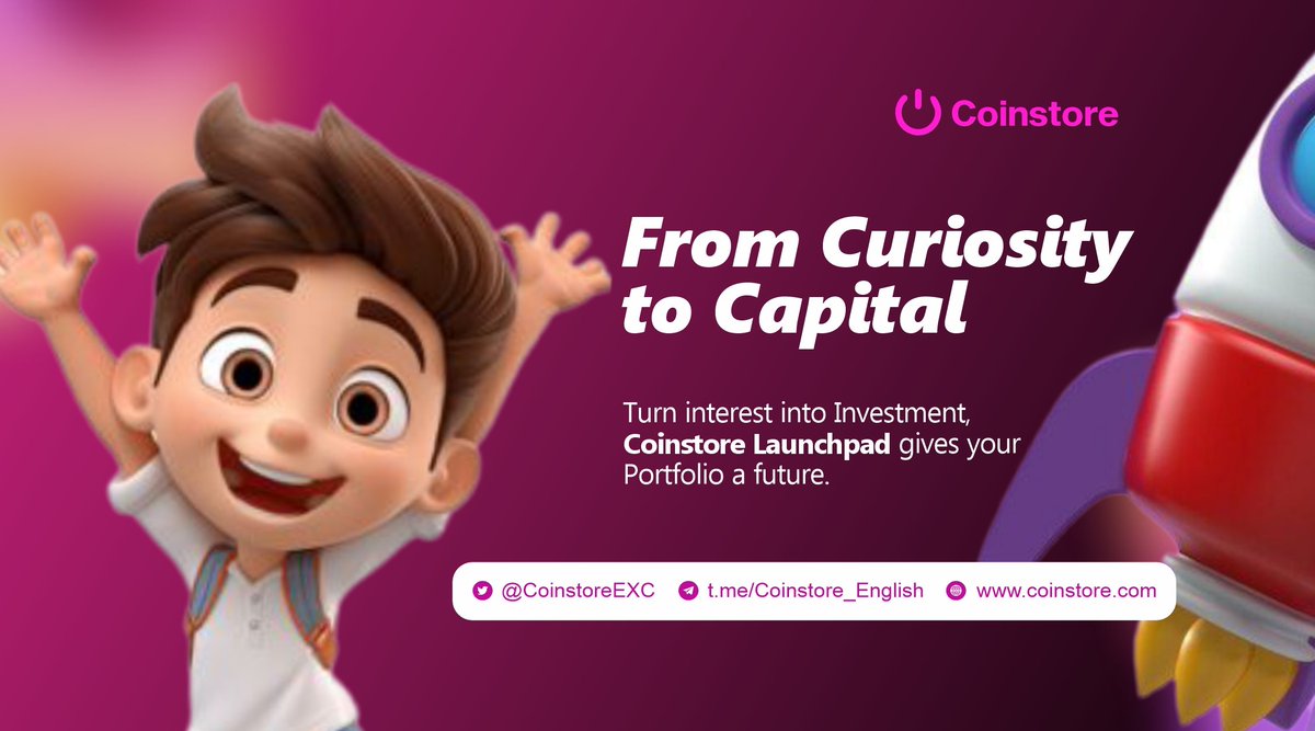 Chart action deserves platform attention.

@Coinstoreexc recognizes its active users with solid benefits.
📊 Engage, earn, enjoy
💼 Take advantage today
Link: cutt.ly/MeGjk1Qt

#Whitelist #CoinstoreExchange #IEO