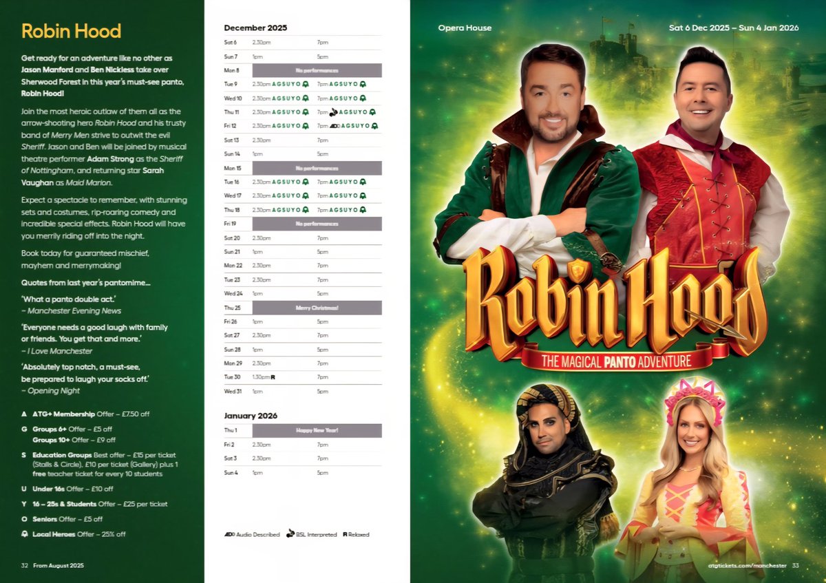 Who's off to Robin Hood at <a href="/PalaceAndOpera/">Palace & Opera Mcr</a> 🏹 🌳 🎯