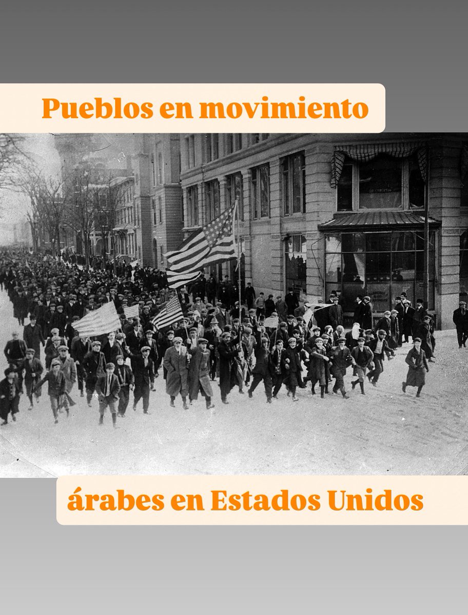 Una fascinante perspectiva de la migración árabe a Estados Unidos, en la entrevista a la historiadora y académica Stacy D Fahrenthold.

orientemedio.net/la-inmigracion…

En 📷: Huelga de Pan y Rosas, fábrica de Lawrence Textile.