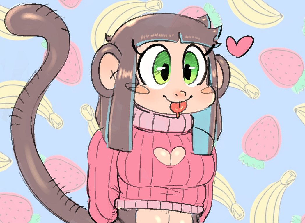 Pachinkoo2's tweet image. Angel monke! 🍌🍓