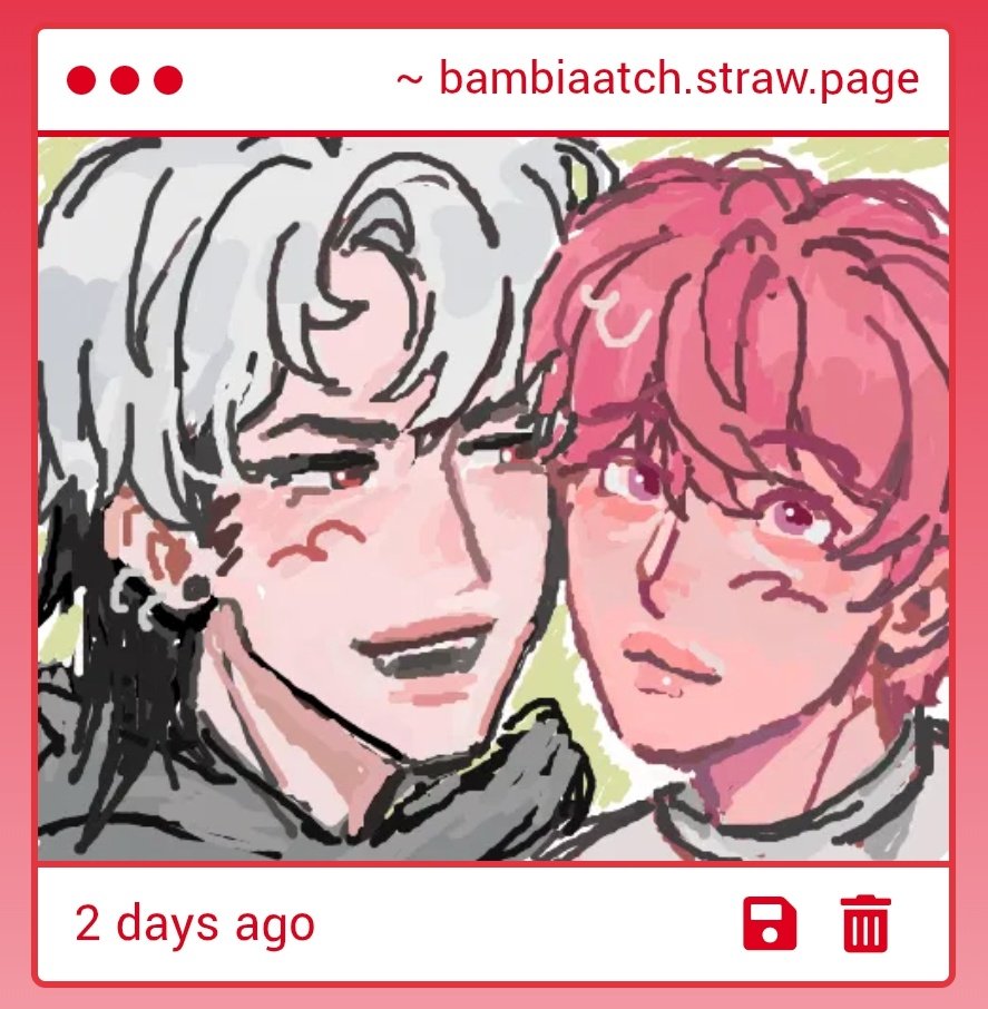 bambiaatch's tweet image. who sent this??????? your art is so pretty and cute i wanna eat it 😭❤️🩷