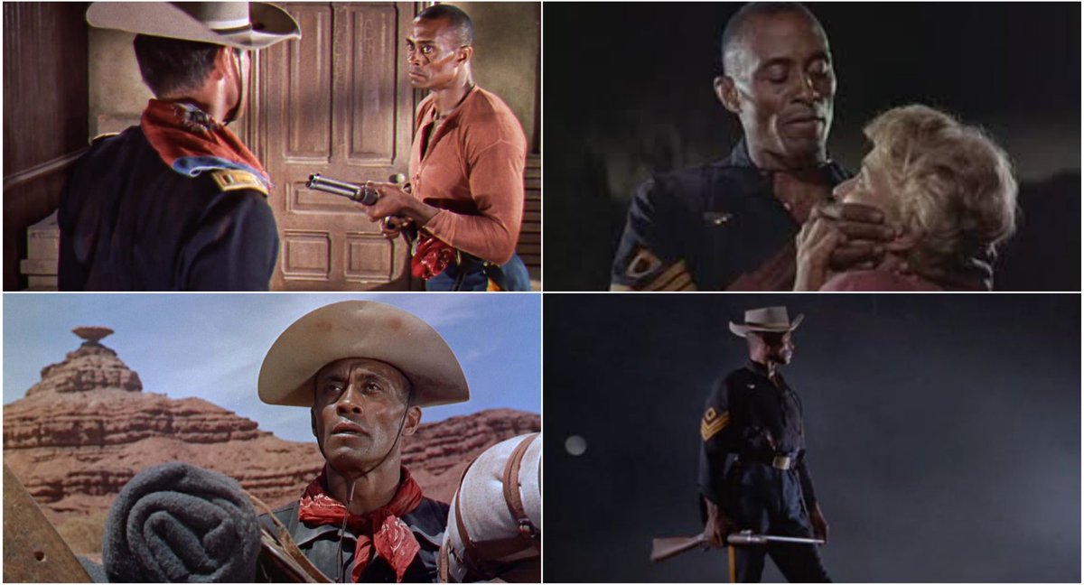 O_Thursday's tweet image. Sergeant Rutledge (John Ford, 1960)
DoP: Bert Glennon
#BOTD Woody Strode