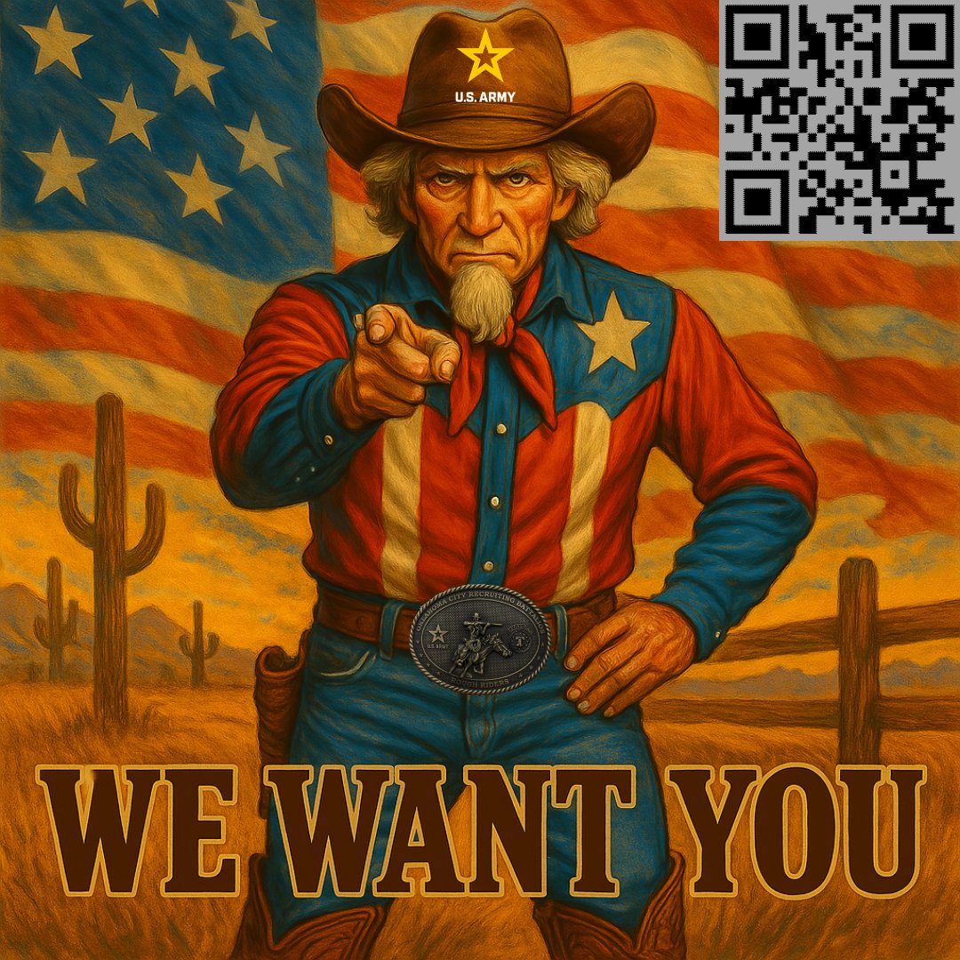 OATH OF ENLISTMENT CEREMONY 

📅 Saturday, July 26, 2025 | 🕰️ 11:30 AM CT
🎥 Watch it LIVE via Zoom:
🔗 Join Zoom Meeting

See you in your boots—or on screen! 
#NationalDayOfTheCowboy #OathOfEnlistment #ServeWithHonor #OKC #CowboyCulture #Veterans #USO #MilitaryAppreciation