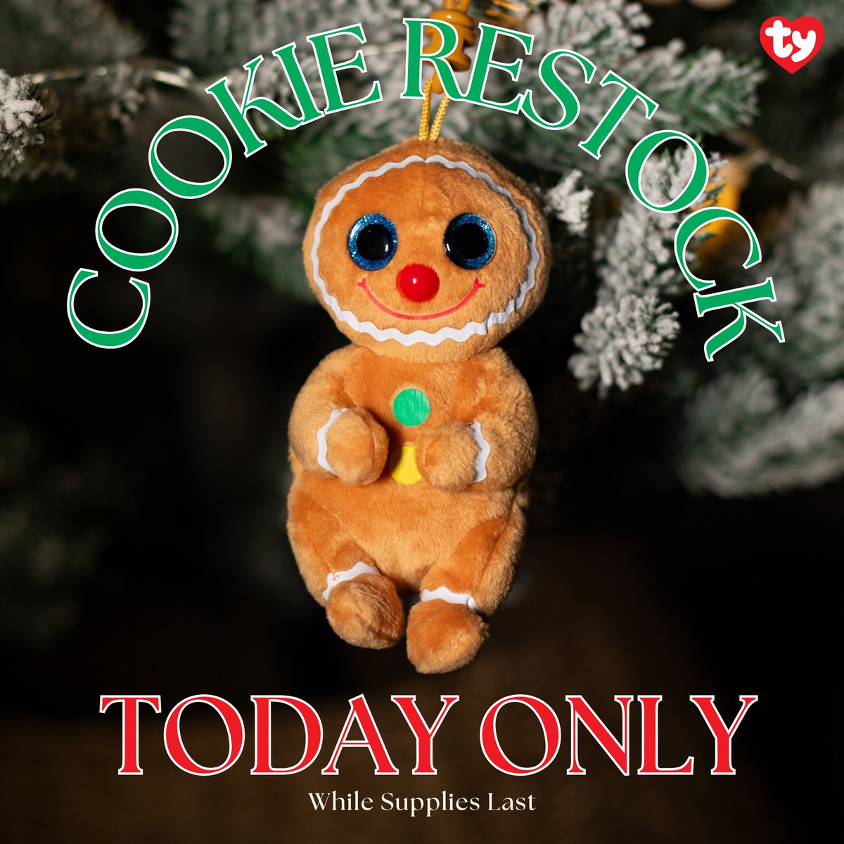 TyInc's tweet image. It's Christmas in July & we are celebrating! 🎄 Our Cookie Clip is back in stock for today only | while supplies last 🍪 ow.ly/mBOq50WuKKH