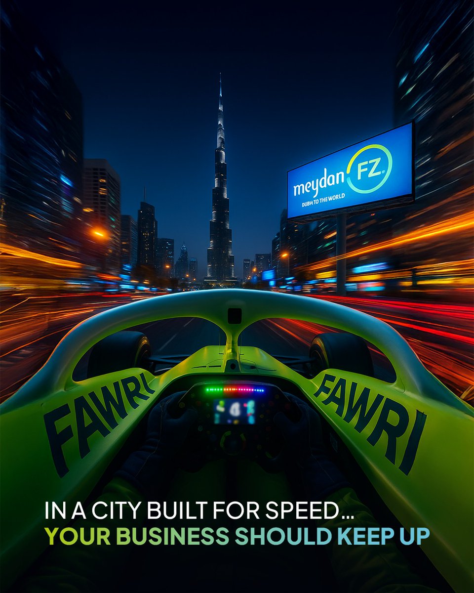 MeydanFreezone's tweet image. Dubai moves fast your business should too.
Get licensed in 60 minutes with FAWRI.
No office. No sponsor. No delays.
Start now 👉 meydanfz.ae
#StartFast #DubaiBusiness #EntrepreneurLife