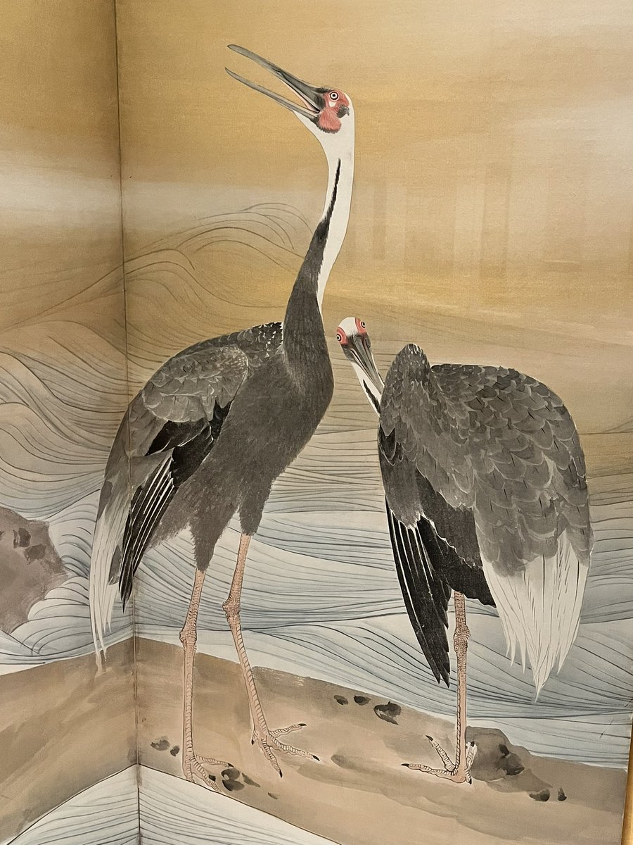 三井記念美術館の「花と鳥」展行ってきたよ🐤🌸うづらﾁｬﾝいっぱいいてhappyネ