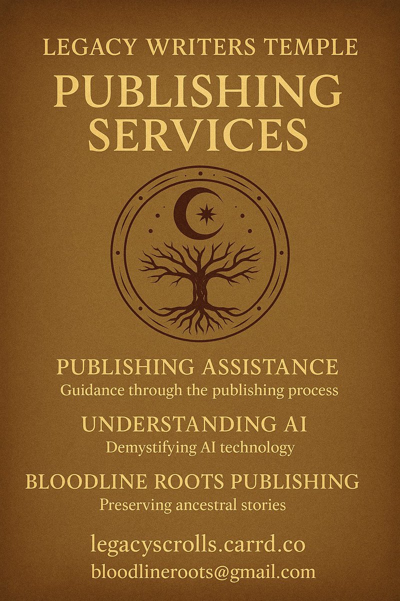#ancestralassignment #BlackAmericanAuthors #indigenouscreators 
#SelfPublished
#AuthorLife #BookLaunch #SpiritualAuthor
#AncestralWisdom
#EsotericBooks
#OccultFiction
#MysticVoices
#SacredStories
#EncodedKnowledge🖤🪄