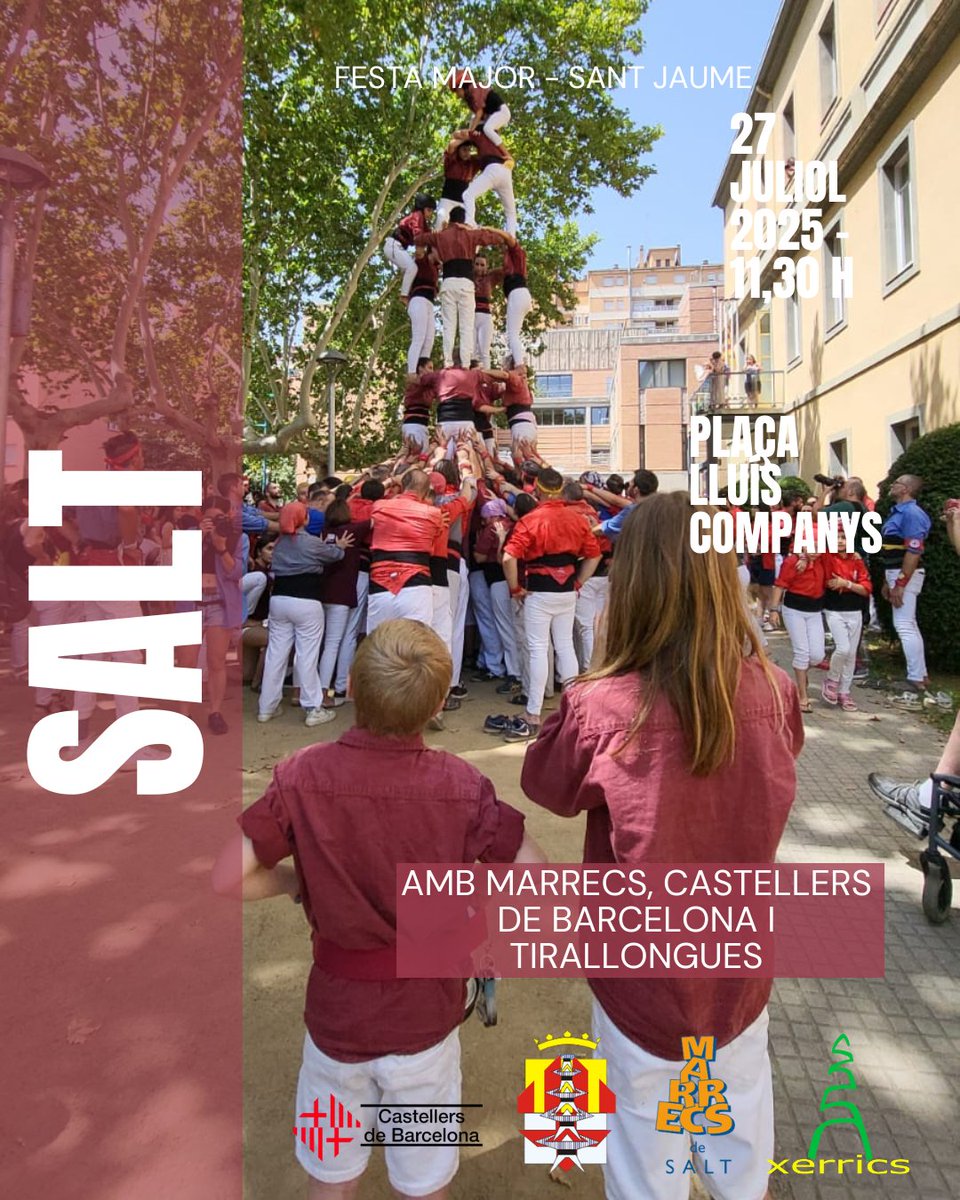 Xerrics d'Olot (@xerricsolot) on Twitter photo I per finalitzar el cap de setmana anirem a casa dels nostres padrins!Diumenge 27 a la FM de Salt, a les 11,30h juntament amb <a href="/Marrecs/">Marrecs de Salt</a> <a href="/Tirallongues/">Tirallongues Manresa</a> i <a href="/CdBCN/">Castellers de Barcelona</a>
Animeu-vos! Veniu a fer pinya!Us hi esperem!
#castells #castellers #castelleres #fmsalt #santjaume #Salt #diada #diumenge I per finalitzar el cap de setmana anirem a casa dels nostres padrins!Diumenge 27 a la FM de Salt, a les 11,30h juntament amb <a href="/Marrecs/">Marrecs de Salt</a> <a href="/Tirallongues/">Tirallongues Manresa</a> i <a href="/CdBCN/">Castellers de Barcelona</a>
Animeu-vos! Veniu a fer pinya!Us hi esperem!
#castells #castellers #castelleres #fmsalt #santjaume #Salt #diada #diumenge