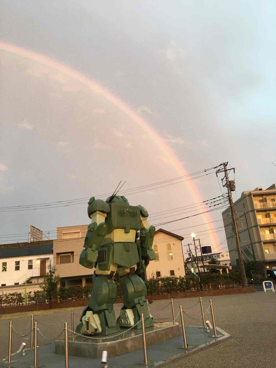 pear_terrace's tweet image. 🌈【稲城市で、あの頃に再会する】
夢中で見上げた鉄の勇姿。
その記憶は、今もこの街で息づいている。
#装甲騎兵ボトムズ
#スコープドッグ
#稲城市
#ペアテラス
#いつかのスコープドッグ