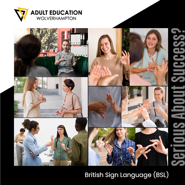 Want to learn British Sign Language (BSL)? Adult Education Wolverhampton offers beginner to Level 2 courses, plus deaf awareness training.
Watch: youtu.be/_45PDd-QdM0
Enrol now: ow.ly/hTyV50SMe7U

#BSL #SignLanguage #Wolverhampton #AdultLearning
