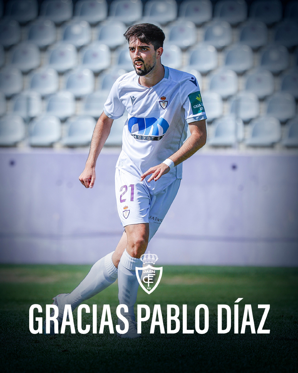 RealJaenCF's tweet image. Hoy decimos adiós a un canterano ejemplar ⚪ que ha pasado por todas las categorías del club hasta debutar con el primer equipo ⚽
𝗣𝗮𝗯𝗹𝗼, 𝗴𝗿𝗮𝗰𝗶𝗮𝘀 𝗽𝗼𝗿 𝗱𝗲𝗳𝗲𝗻𝗱𝗲𝗿 𝗲𝘀𝘁𝗲 𝗲𝘀𝗰𝘂𝗱𝗼 𝗰𝗼𝗻 𝗲𝗻𝘁𝗿𝗲𝗴𝗮 𝘆 𝗽𝗮𝘀𝗶𝗼́𝗻 𝗱𝘂𝗿𝗮𝗻𝘁𝗲 𝘁𝗮𝗻𝘁𝗼𝘀…