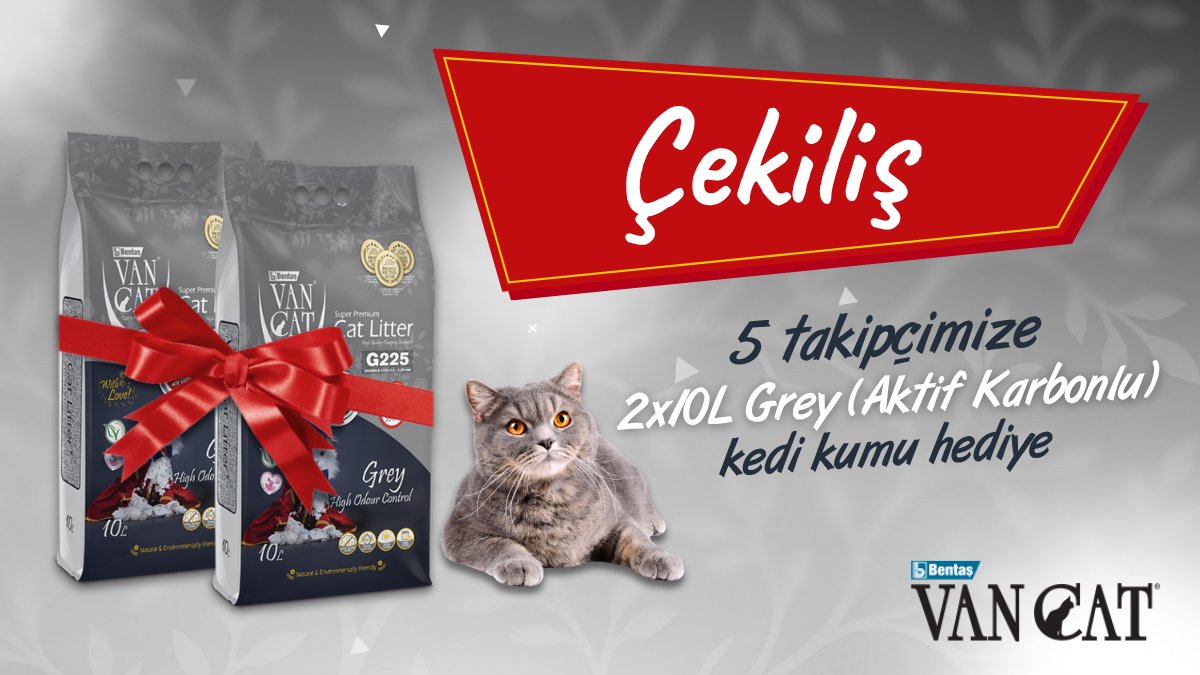 🎁 VanCat Temmuz Çekilişi! 🎁

Çekilişimize katılmak için:
✅ @vancatturkiye sayfamızı takip et,
👍Bu tweeti beğen, retweetle
#️⃣ Bir arkadaşını yoruma etiketle!

5 takipçimize 2x10L  #VanCat Aktif Karbonlu #KediKumu #Hediye! 😻

🛎 #Çekiliş sonuçları 6 Ağustos'ta açıklanacaktır.
