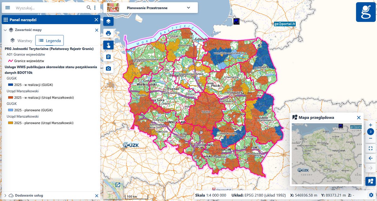GUGiKgovpl's tweet image. GGK zawarł kolejną umowę w ramach ogłoszonego
w 2025 r. zamówienia publicznego na aktualizację BDOT10k wraz z opracowaniem obiektów kategorii „rzeźba terenu” dla powiatów hrubieszowskiego i parczewskiego. gov.pl/web/gugik/podp…