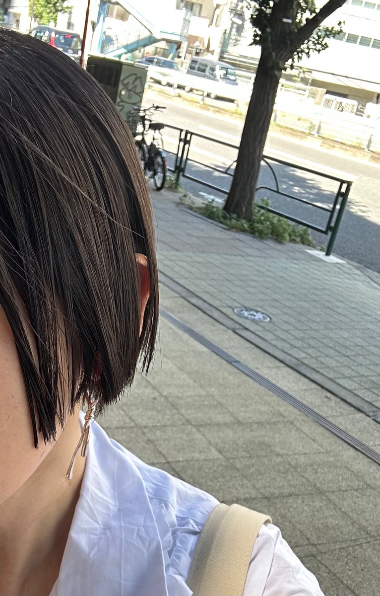 asmk_gengaten's tweet image. ヘアドネーションしました！さっぱりしたー。[中]