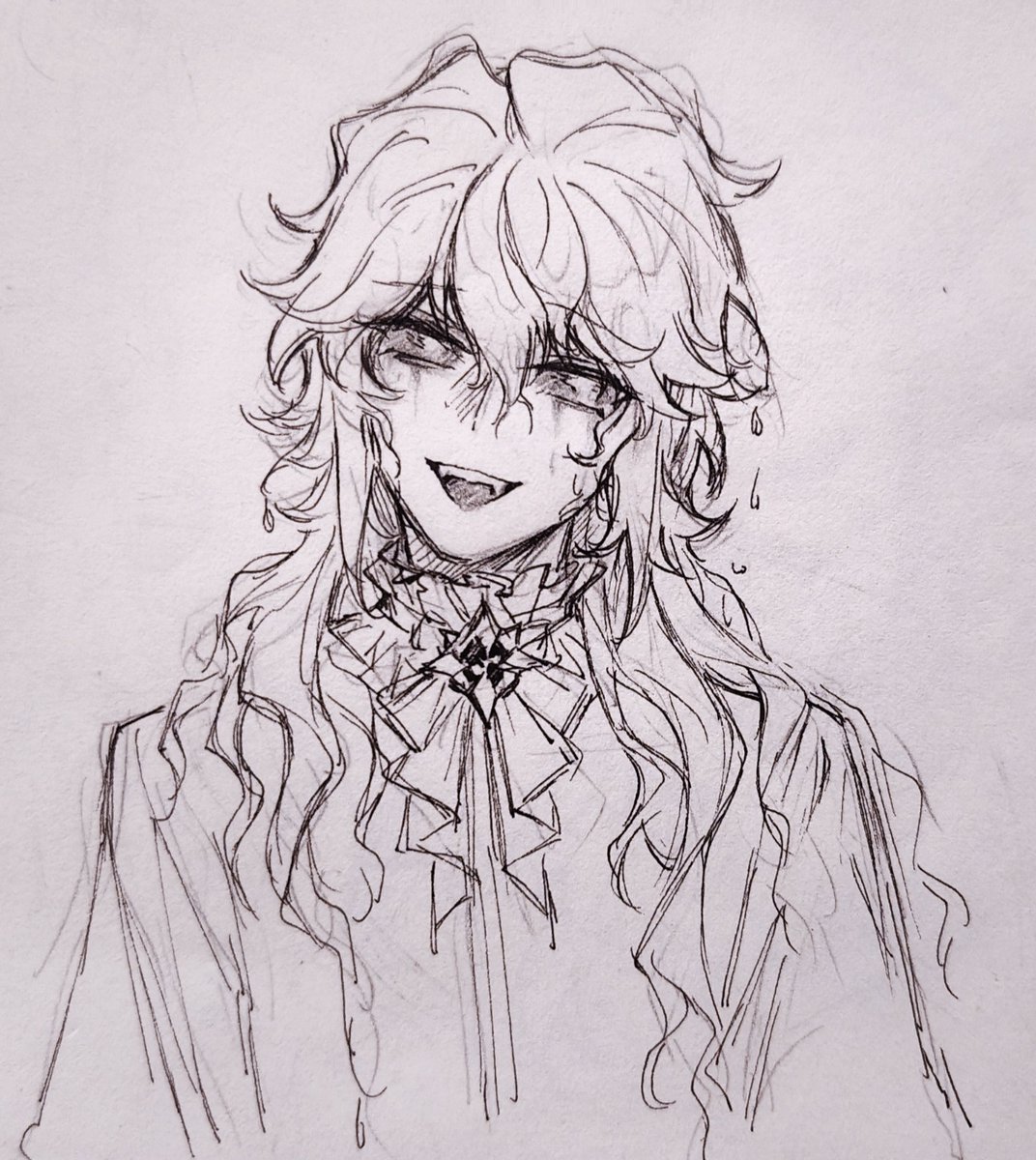 L_kui03's tweet image. 手绘摸鱼