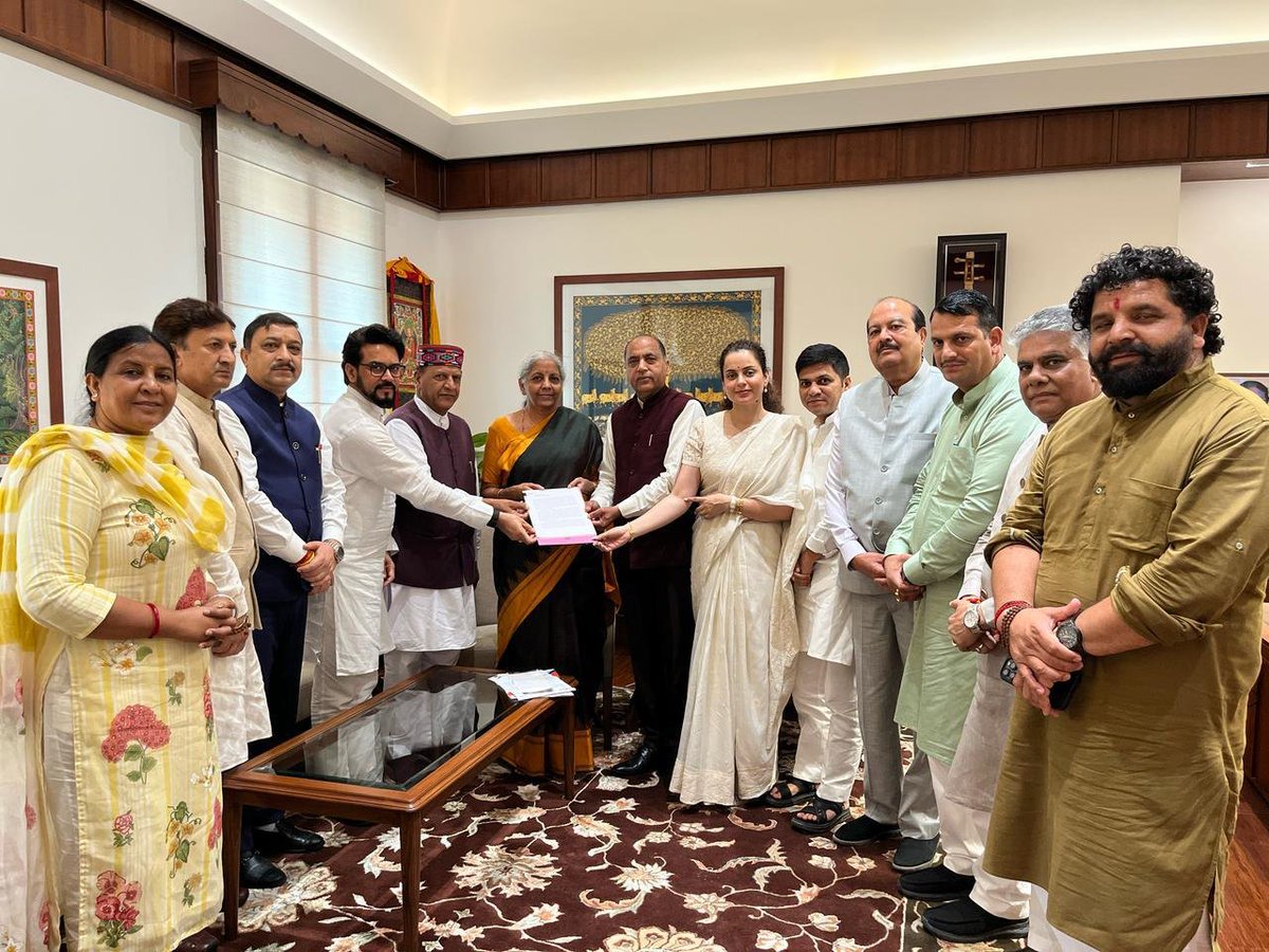 Jairam Thakur (@jairamthakurbjp) on Twitter photo рднрд╛рд░рддреАрдп рдЬрдирддрд╛ рдкрд╛рд░реНрдЯреА рдХреЗ рд╕рднреА рд╕рд╛рдВрд╕рджреЛрдВ, рднрд╛рдЬрдкрд╛ рдкреНрд░рджреЗрд╢ рдЕрдзреНрдпрдХреНрд╖ рдПрд╡рдВ рдЖрдкрджрд╛ рдкреНрд░рднрд╛рд╡рд┐рдд рдХреНрд╖реЗрддреНрд░реЛрдВ рдХреЗ рд╡рд┐рдзрд╛рдпрдХреЛрдВ рдХреЗ рд╕рд╛рде рдЖрдЬ рдХреЗрдВрджреНрд░реАрдп рд╡рд┐рддреНрдд рдордВрддреНрд░реА рд╢реНрд░реАрдорддреА рдирд┐рд░реНрдорд▓рд╛ рд╕реАрддрд╛рд░рдордг рдЬреА рд╕реЗ рдореБрд▓рд╛рдХрд╛рдд рдХрд░ рд╣рд┐рдорд╛рдЪрд▓ рдкреНрд░рджреЗрд╢ рдХреЛ рдЖрдкрджрд╛ рд╕реЗ рд╣реБрдП рдиреБрдХрд╕рд╛рди рд╕реЗ рдЕрд╡рдЧрдд рдХрд░рд╛рдпрд╛ рдФрд░ рдЖрдкрджрд╛ рдЧреНрд░рд╕реНрдд рдХреНрд╖реЗрддреНрд░реЛрдВ рдореЗрдВ рдкреБрдирд░реНрдирд┐рд░реНрдорд╛рдг рдПрд╡рдВ рдкреБрдирд░реНрд╡рд╛рд╕ рдХреЗ рд▓рд┐рдП рднрд╛рд░рддреАрдп рдЬрдирддрд╛ рдкрд╛рд░реНрдЯреА рдХреЗ рд╕рднреА рд╕рд╛рдВрд╕рджреЛрдВ, рднрд╛рдЬрдкрд╛ рдкреНрд░рджреЗрд╢ рдЕрдзреНрдпрдХреНрд╖ рдПрд╡рдВ рдЖрдкрджрд╛ рдкреНрд░рднрд╛рд╡рд┐рдд рдХреНрд╖реЗрддреНрд░реЛрдВ рдХреЗ рд╡рд┐рдзрд╛рдпрдХреЛрдВ рдХреЗ рд╕рд╛рде рдЖрдЬ рдХреЗрдВрджреНрд░реАрдп рд╡рд┐рддреНрдд рдордВрддреНрд░реА рд╢реНрд░реАрдорддреА рдирд┐рд░реНрдорд▓рд╛ рд╕реАрддрд╛рд░рдордг рдЬреА рд╕реЗ рдореБрд▓рд╛рдХрд╛рдд рдХрд░ рд╣рд┐рдорд╛рдЪрд▓ рдкреНрд░рджреЗрд╢ рдХреЛ рдЖрдкрджрд╛ рд╕реЗ рд╣реБрдП рдиреБрдХрд╕рд╛рди рд╕реЗ рдЕрд╡рдЧрдд рдХрд░рд╛рдпрд╛ рдФрд░ рдЖрдкрджрд╛ рдЧреНрд░рд╕реНрдд рдХреНрд╖реЗрддреНрд░реЛрдВ рдореЗрдВ рдкреБрдирд░реНрдирд┐рд░реНрдорд╛рдг рдПрд╡рдВ рдкреБрдирд░реНрд╡рд╛рд╕ рдХреЗ рд▓рд┐рдП