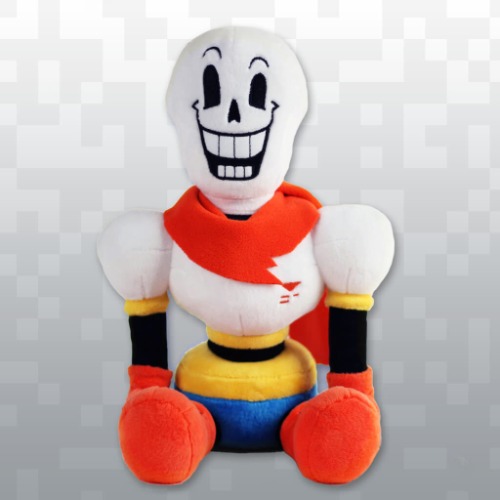 Huh?! I was given Papyrus Plush from namedgoblin via Throne!! Thank you! Yosh WILL let this inflate his ego somehow. throne.com/yosh