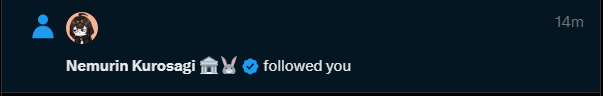 OMG! I GOT FOLLOWED BY NEMUSAGI BEE TEE! my day is complete guys