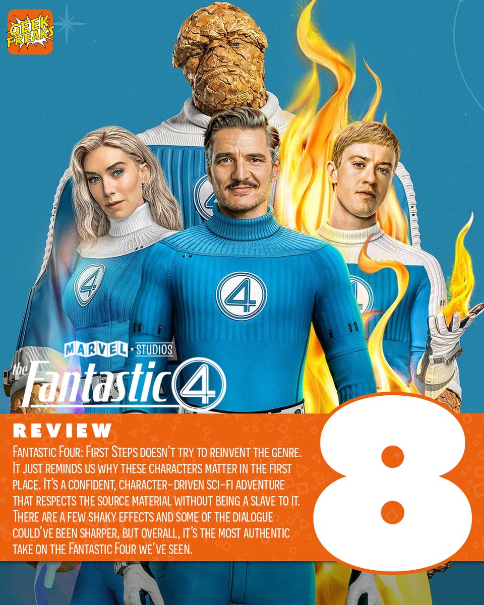 Marvel reintroduces the Fantastic Four with heart and spectacle.