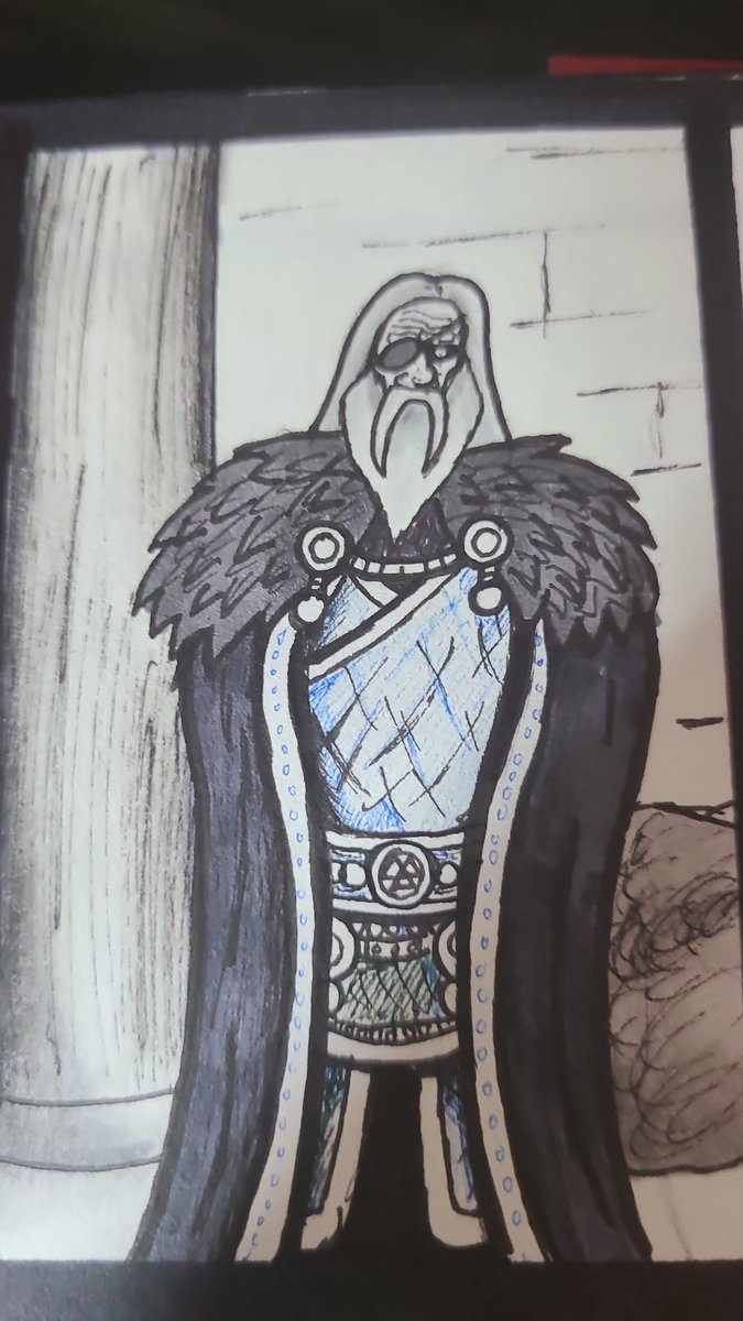 Karmas_Realm's tweet image. Thoughts on my design for Odin?