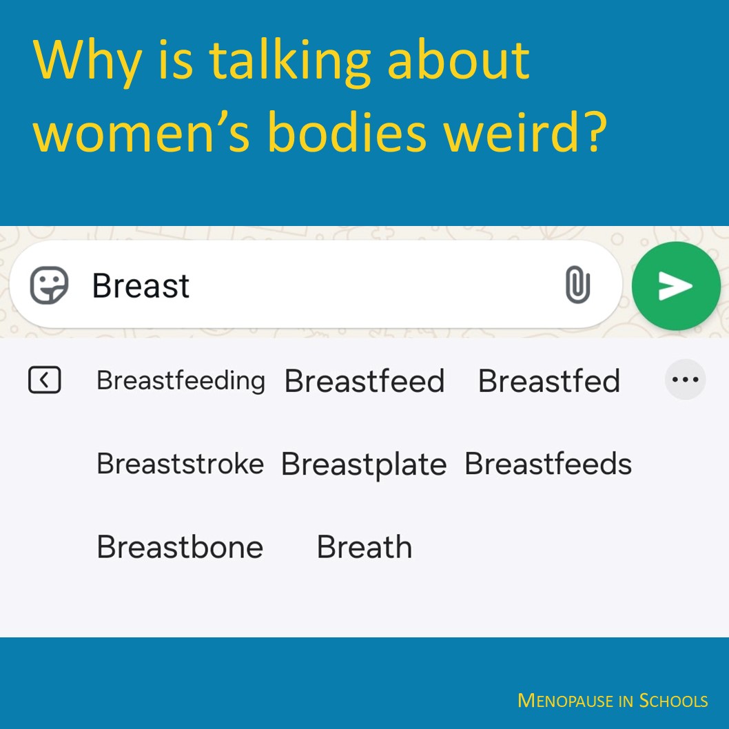 Is this peak prudery? My spell check doesn't like the word 'breast'. I can talk about breastfeeding without it changing the word to something else. But not about breast pain, or breast cancer or, as in this particular case, the paint colour on my chimney breast!

Most of us have