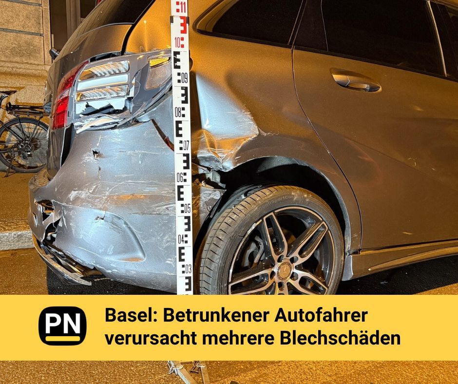 prime_news_ch's tweet image. Auf seiner Fahrt nach Münchenstein hat der 51-Jährige mehrere Autos, Fahrräder, Fahrradständer und ein Verkehrssignal schwer beschädigt. Mehr dazu: primenews.ch/news/2025/07/b…