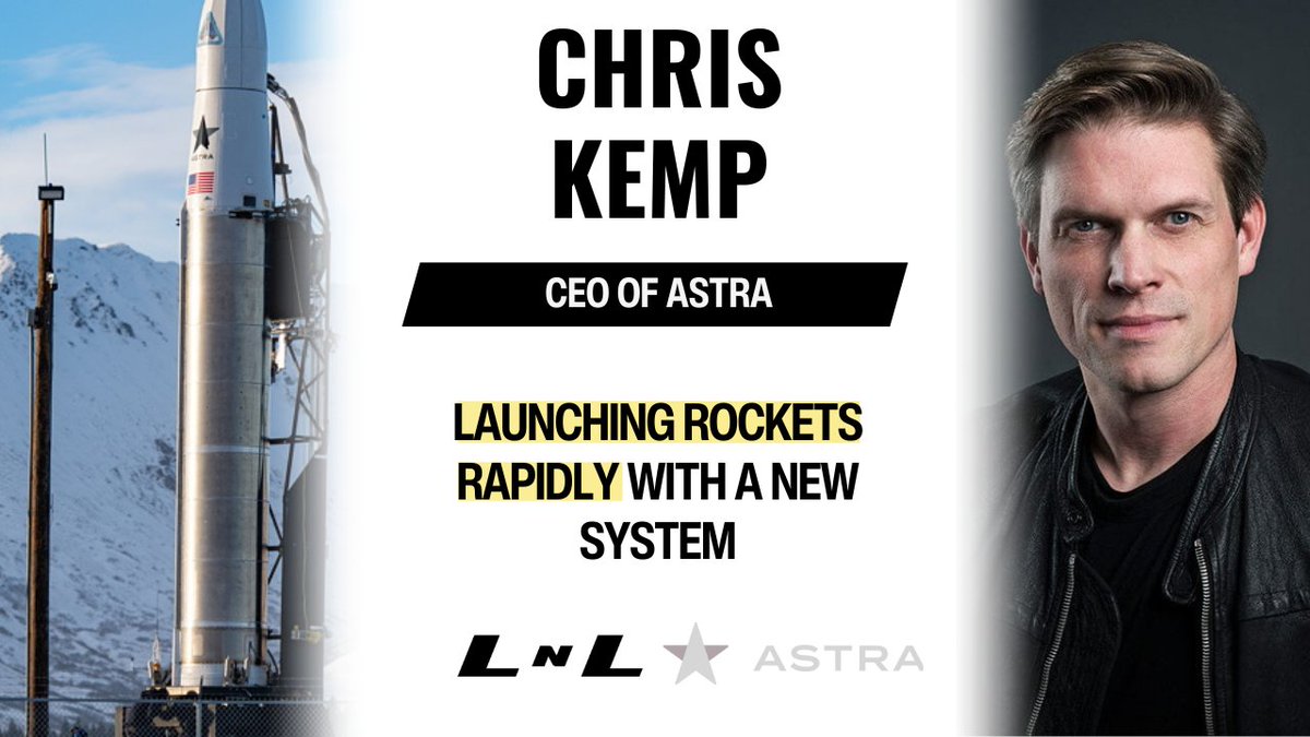 benmweiss_'s tweet image. New Episode! Chris Kemp, CEO of Astra, on becoming the fastest company to prove their orbital launch capabilities!
Chris has been an incredibly important pioneer in the modern space industry, showcasing a new method based on smaller rockets with more launches that has been very…